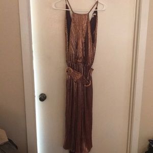 Bronze shimmer dress